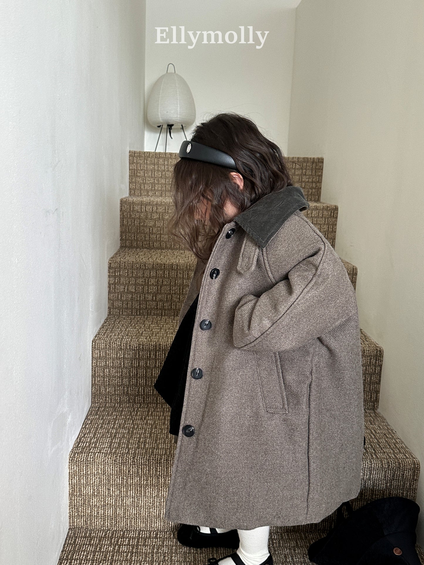 【予約】fine wool long coat / ellymolly (5-19号)