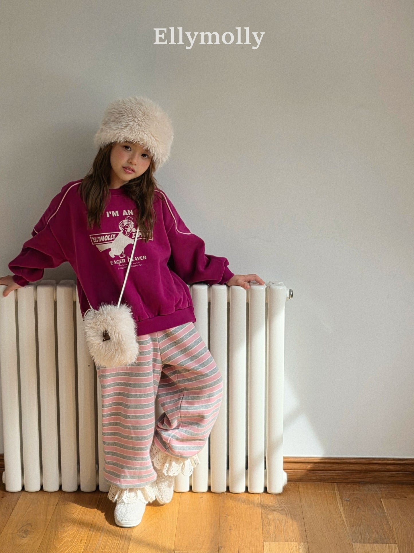 【予約】mongle fur mini bag  / ellymolly