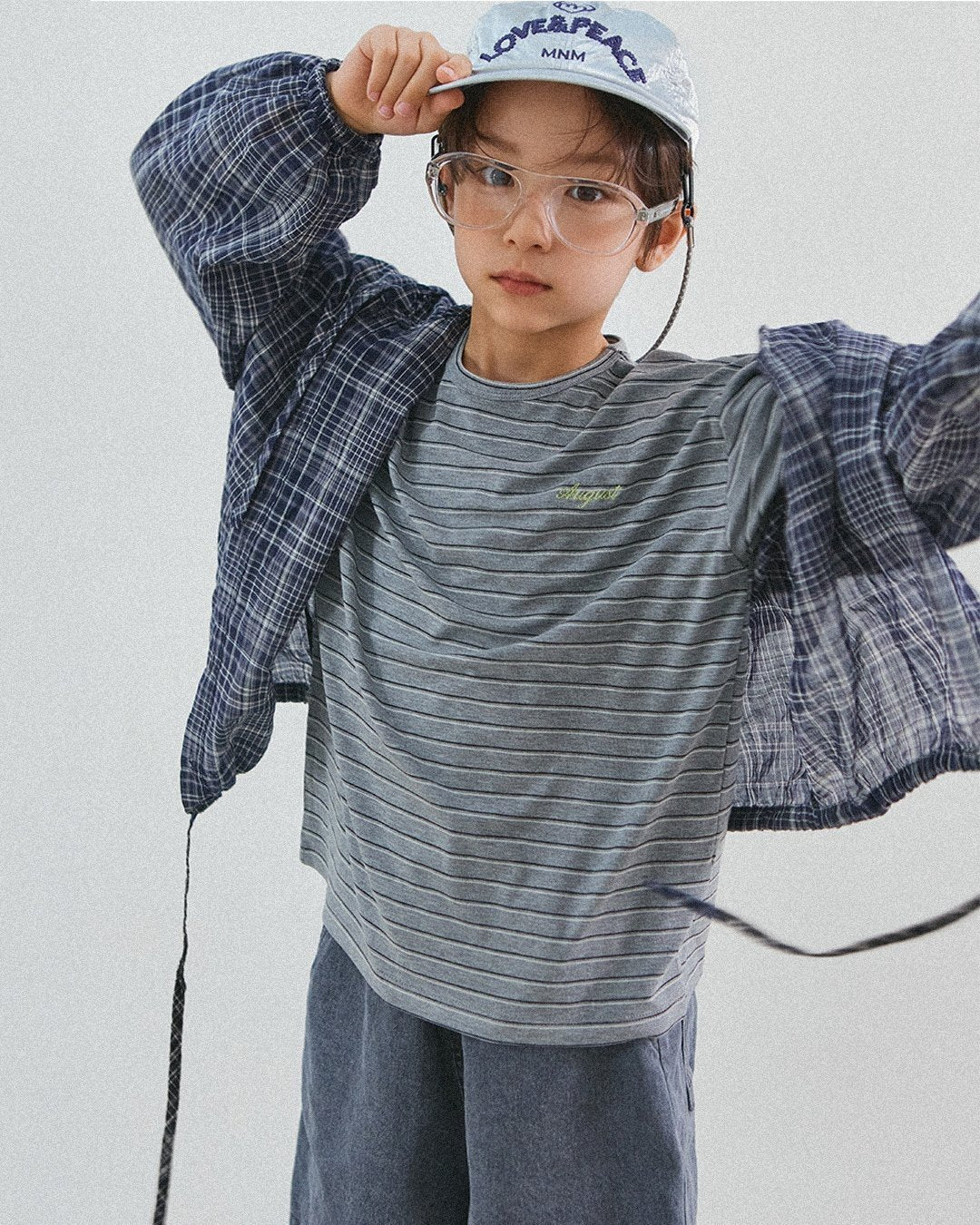 【予約】check hood shirt / minimal