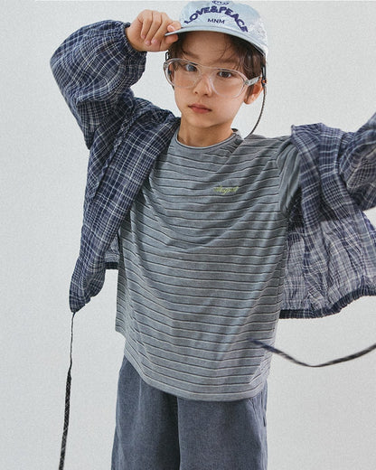 【予約】check hood shirt / minimal