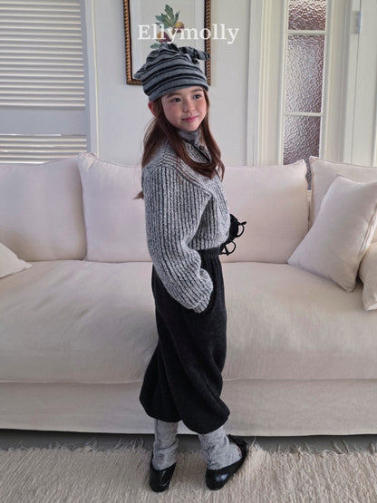 【予約】point warmer pants / ellymolly (5-19号)