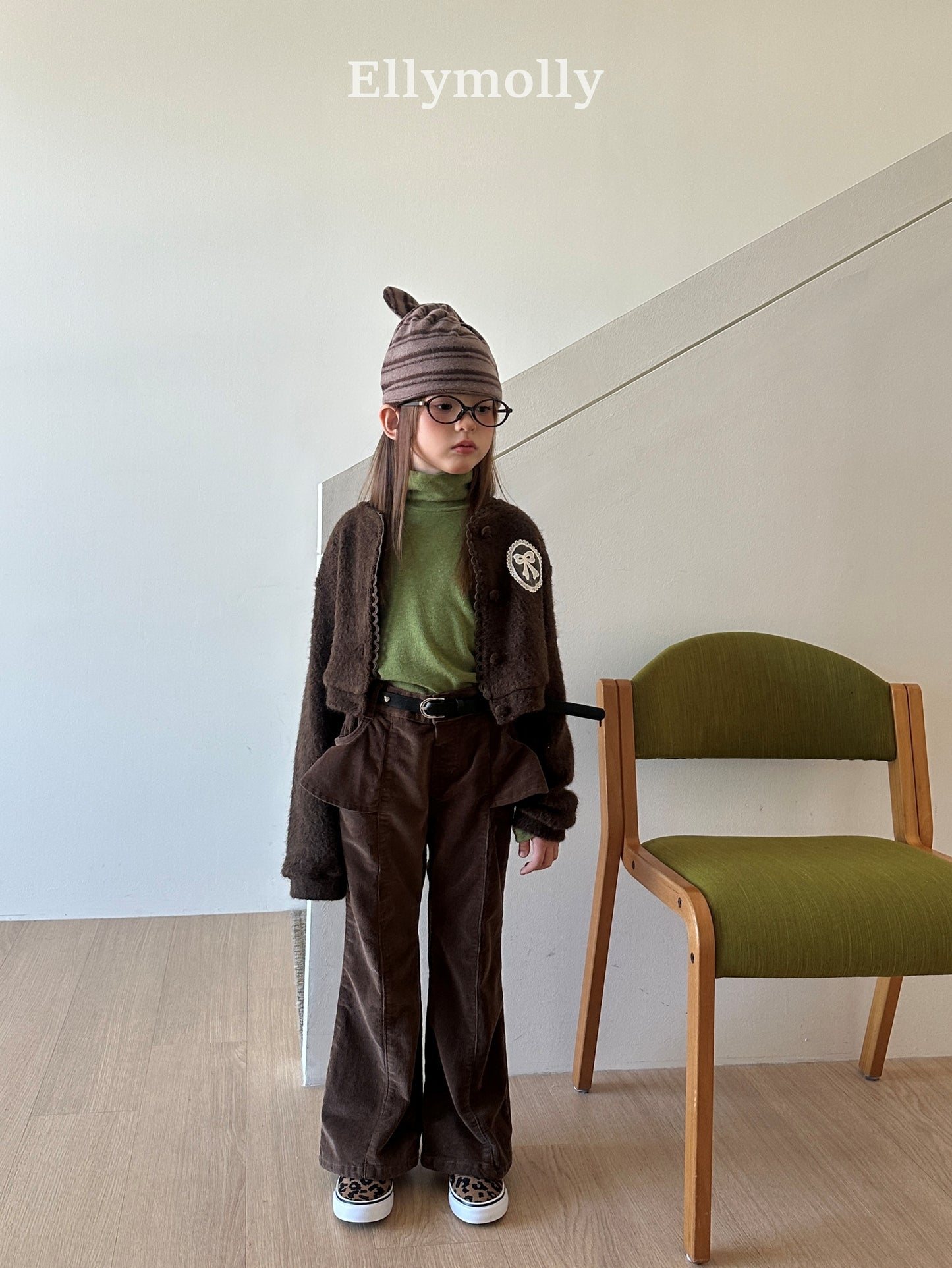 【予約】Fuzzy hug cardigan / ellymolly (5-19号)