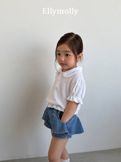 【予約】Celeb frill short pants / ellymolly5-15号셀럽프릴