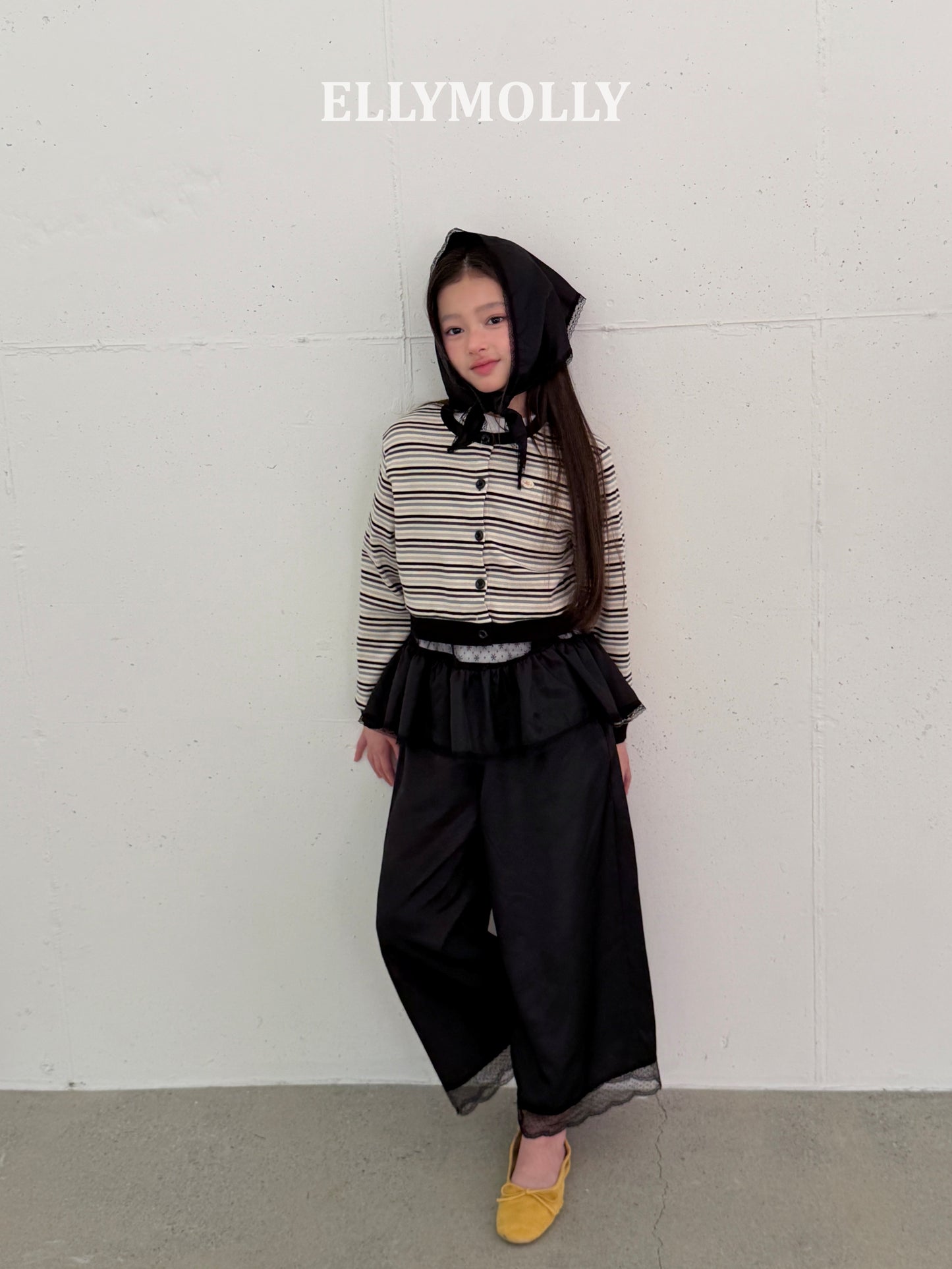 【予約】silhouette scarf / ellymolly스윙실루엣머플러