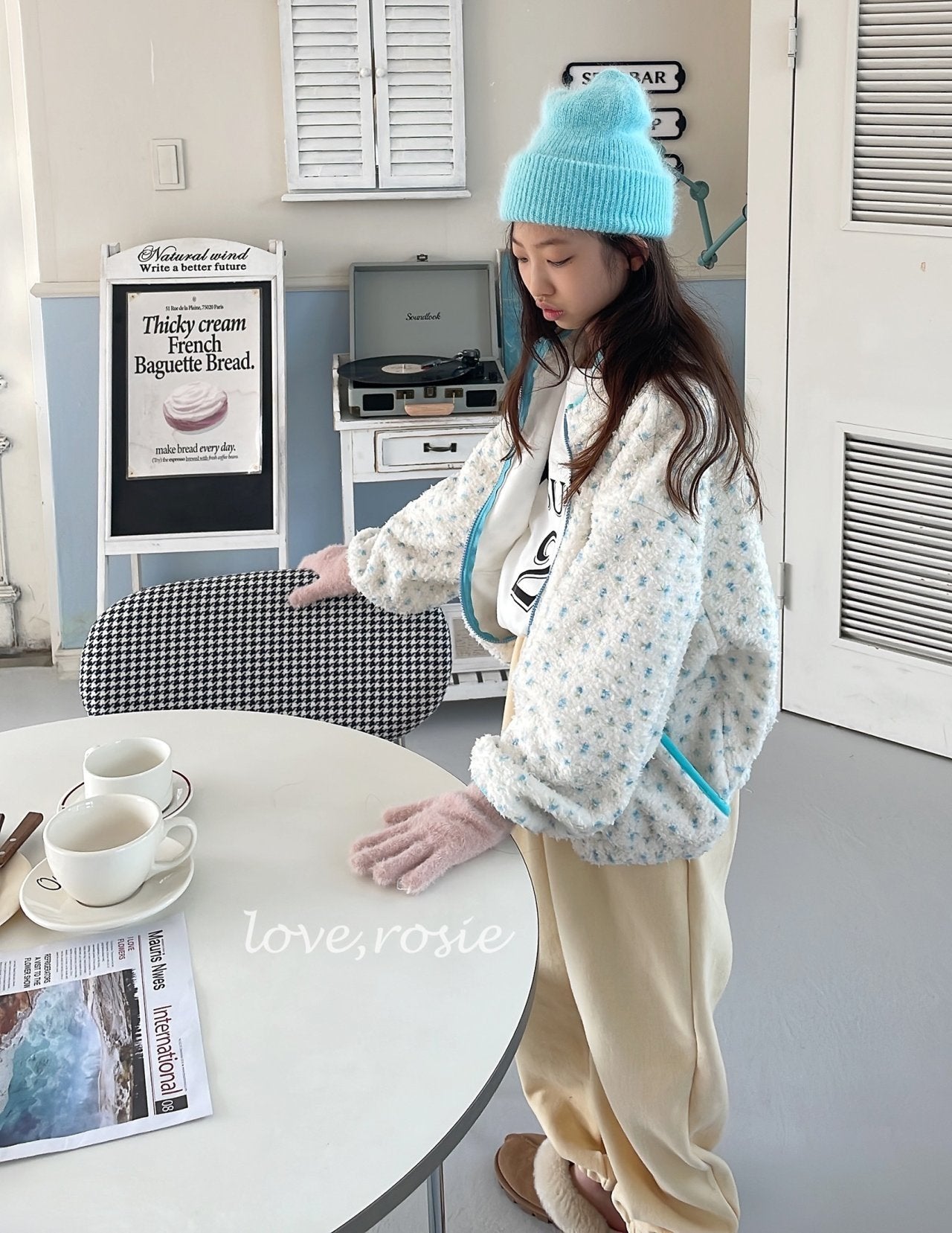 【予約】flower boa jumper  / love rosie (L-3XL,adult)