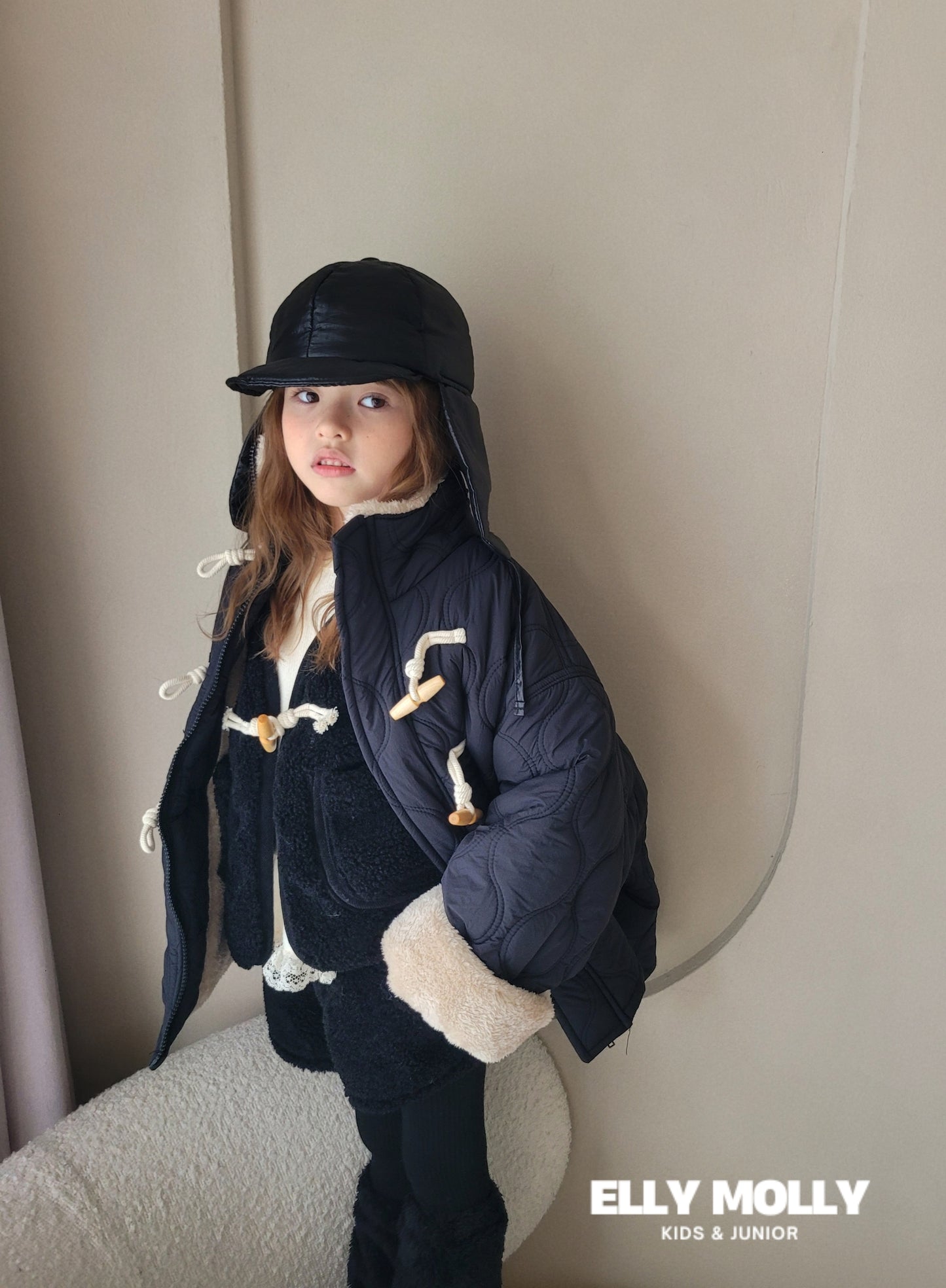 【予約】elly padding ear cap  / ellymolly