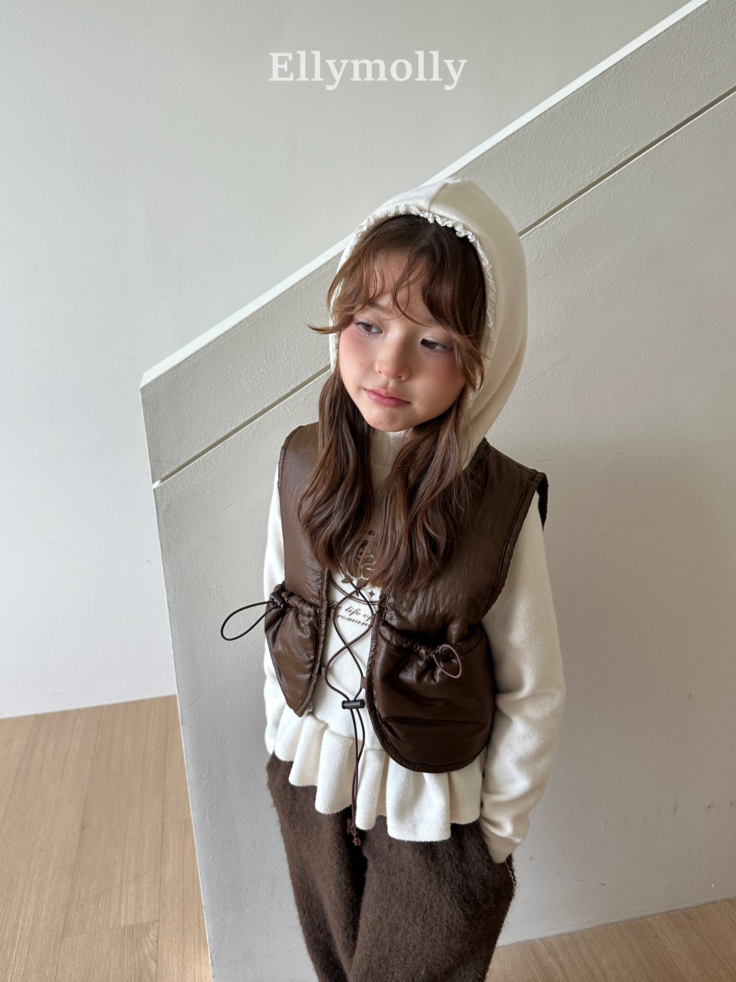 【予約】fouryou padding vest / ellymolly (5-15号)