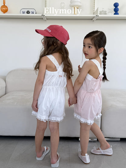 【予約】pure lace rompers / ellymolly5-15号