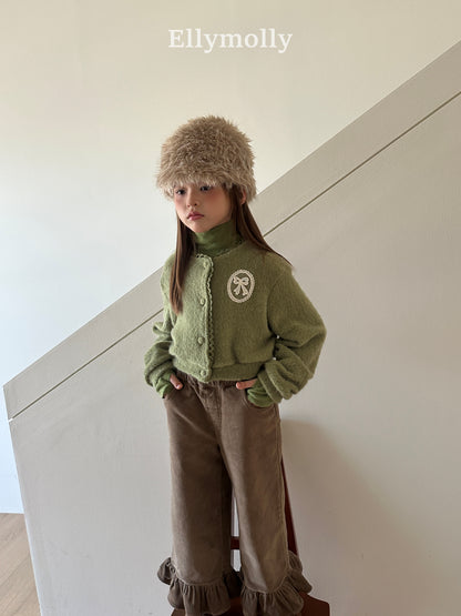 【予約】Fuzzy hug cardigan / ellymolly (5-19号)