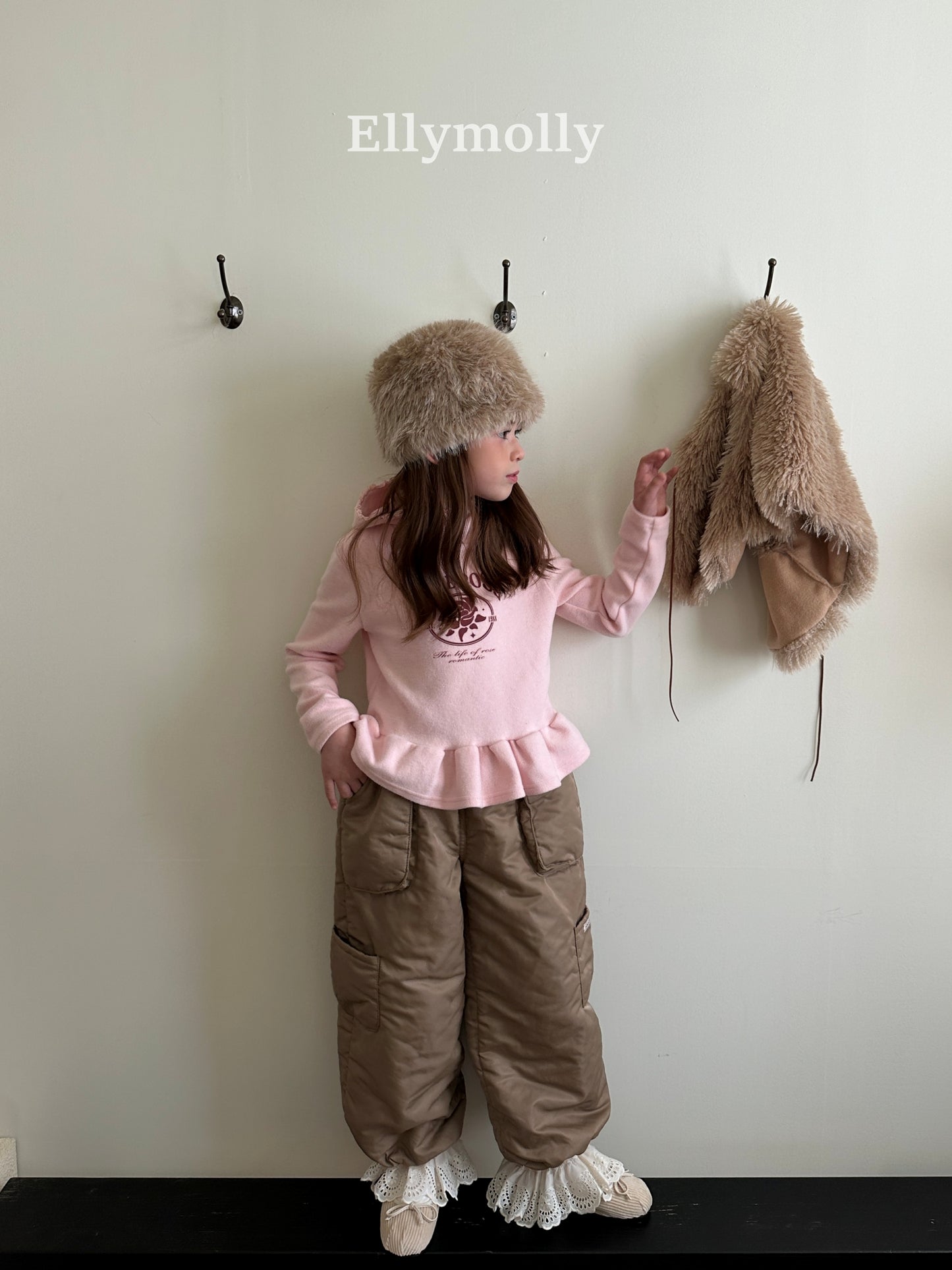 【予約】rose frill hood T / ellymolly (5-15号)