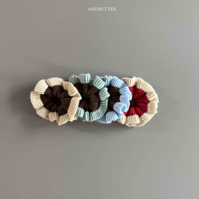 【予約】Knit Scrunchies  / andbutter