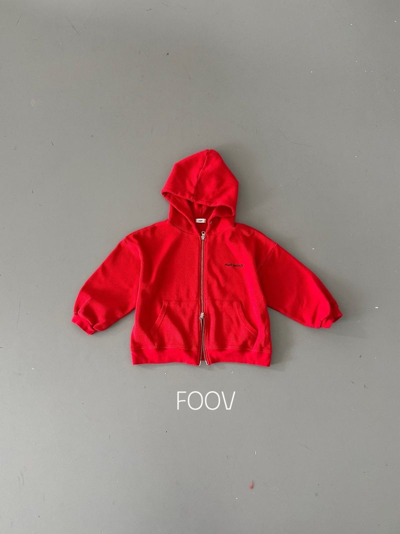 【予約】ワッフルジップアップ / FOOV (S-JM)