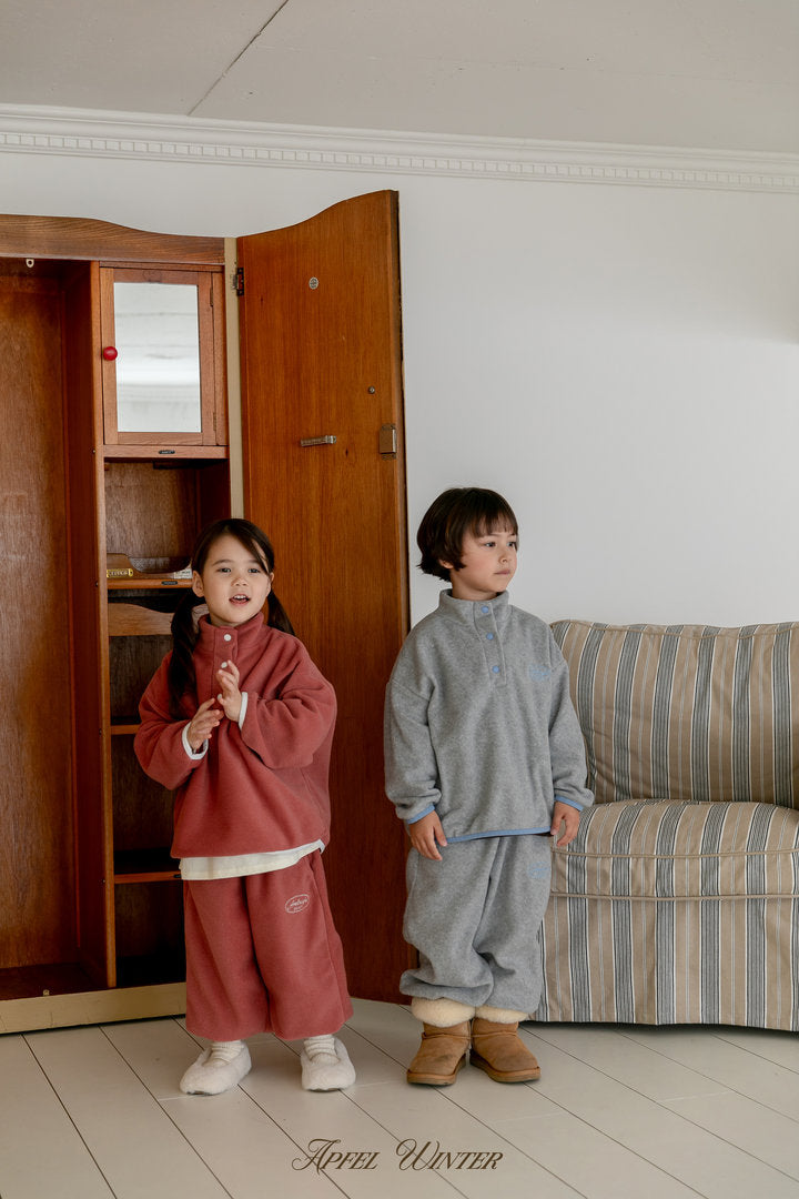 【予約】soft fleece jogger pt / apfel (S-JL)달콤솜조거