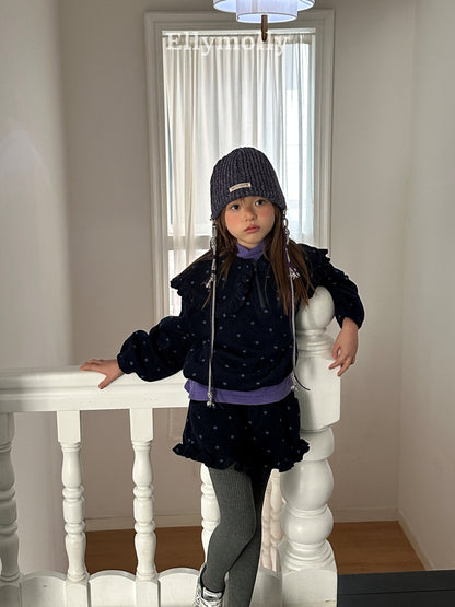 【予約】dot frill pants / ellymolly (5-15号)