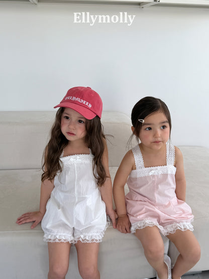 【予約】pure lace rompers / ellymolly5-15号