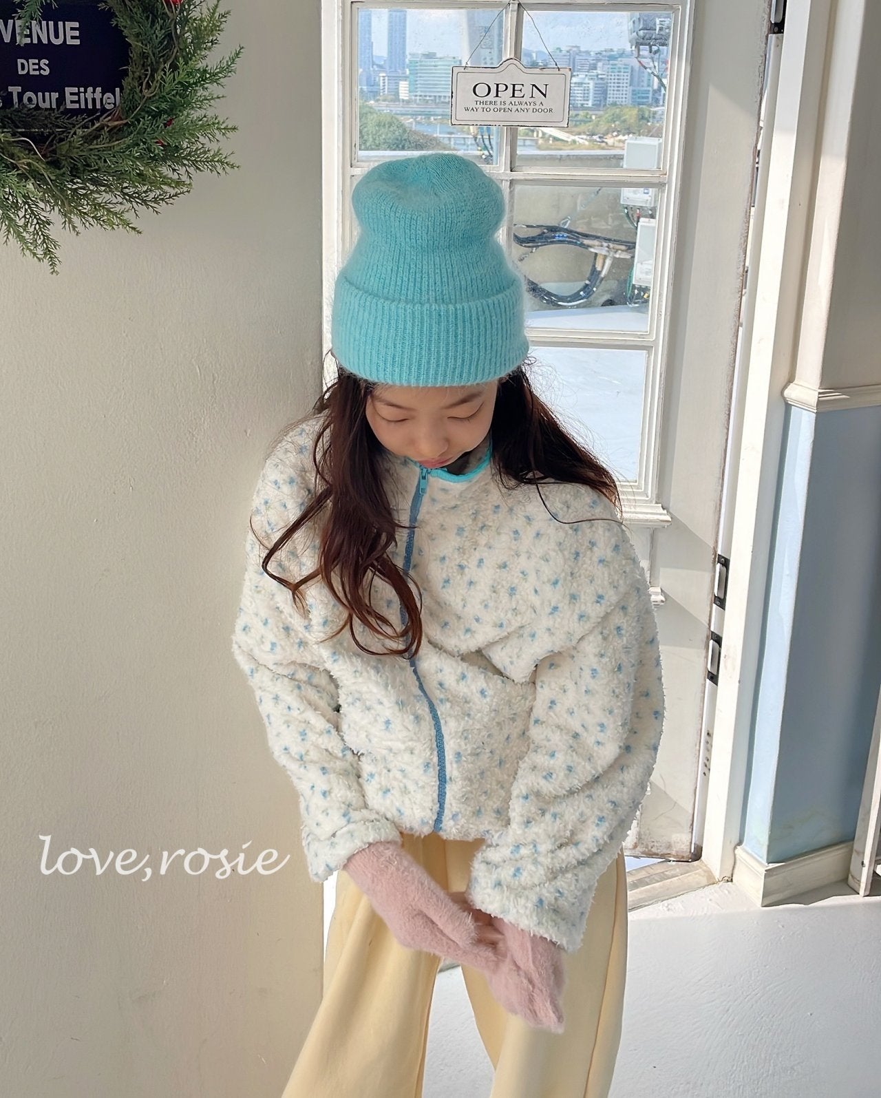 【予約】flower boa jumper  / love rosie (L-3XL,adult)