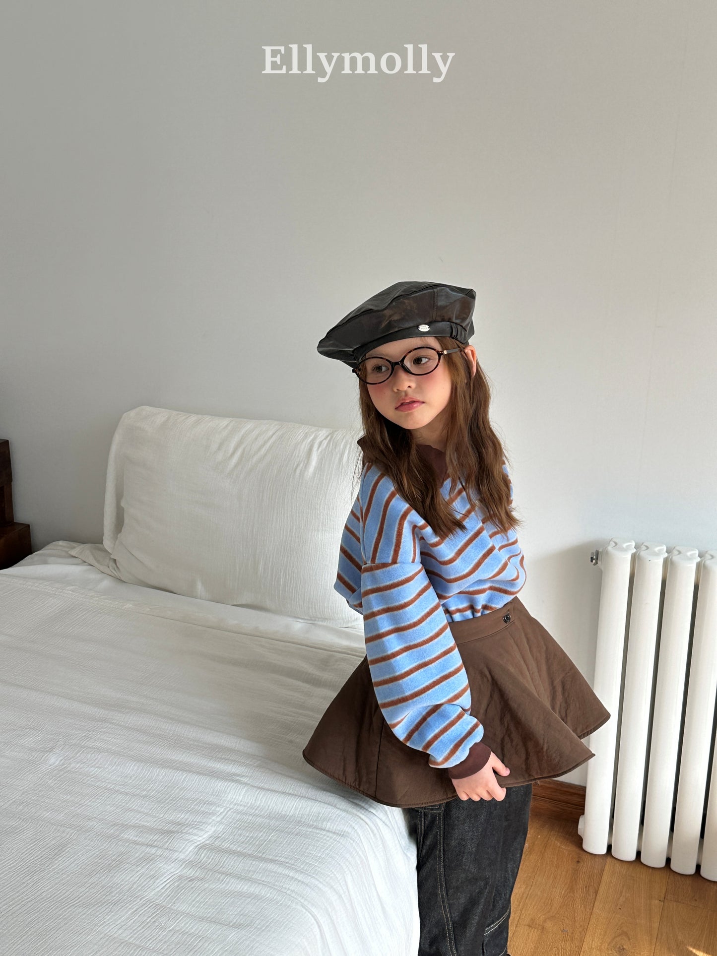 【予約】pompom snow collar T / ellymolly (5-19号)