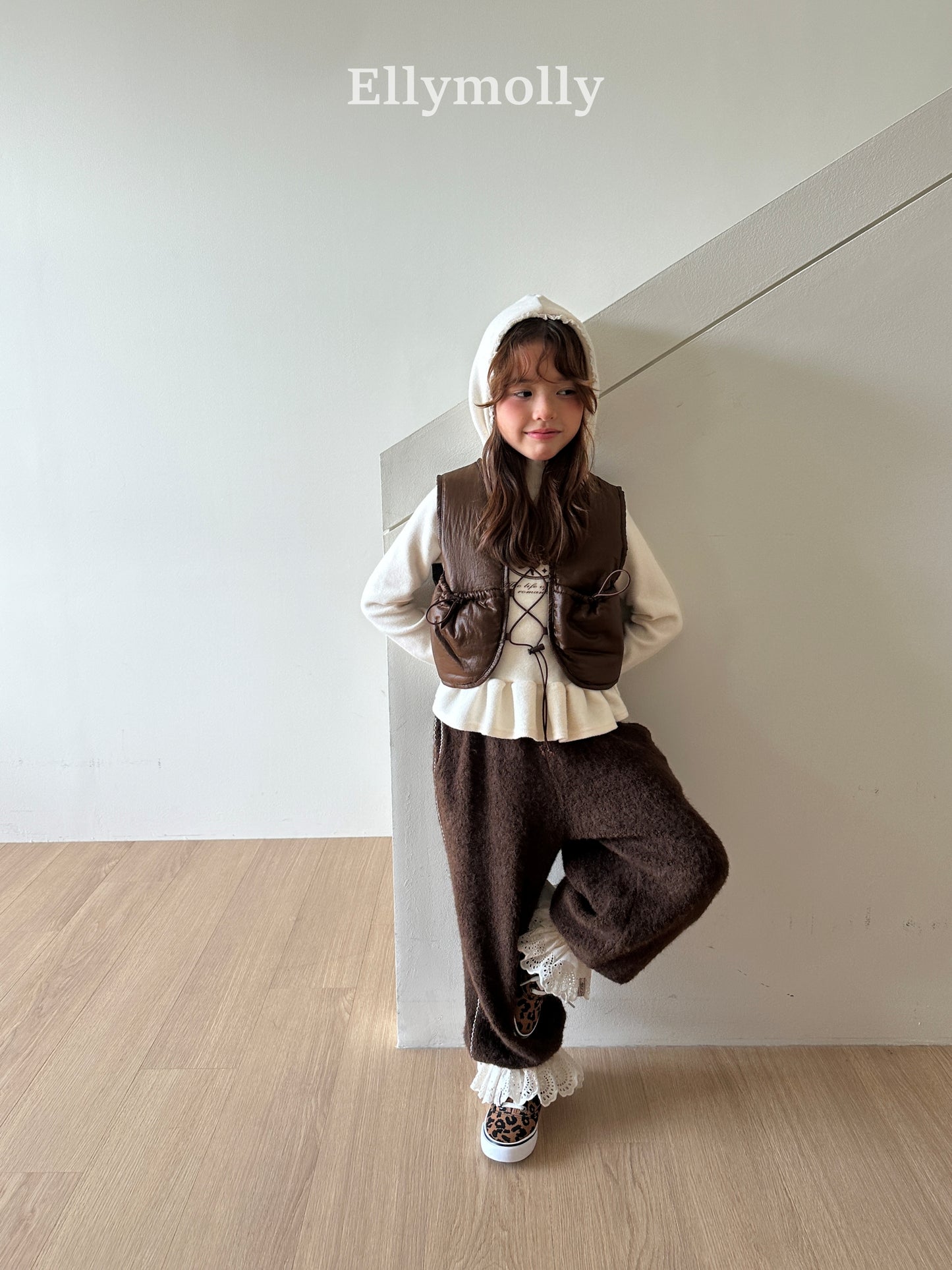 【予約】fouryou padding vest / ellymolly (5-15号)