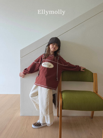 【予約】creamy lace pants / ellymolly (5-15号)