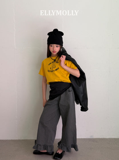 【予約】silhouette scarf / ellymolly스윙실루엣머플러