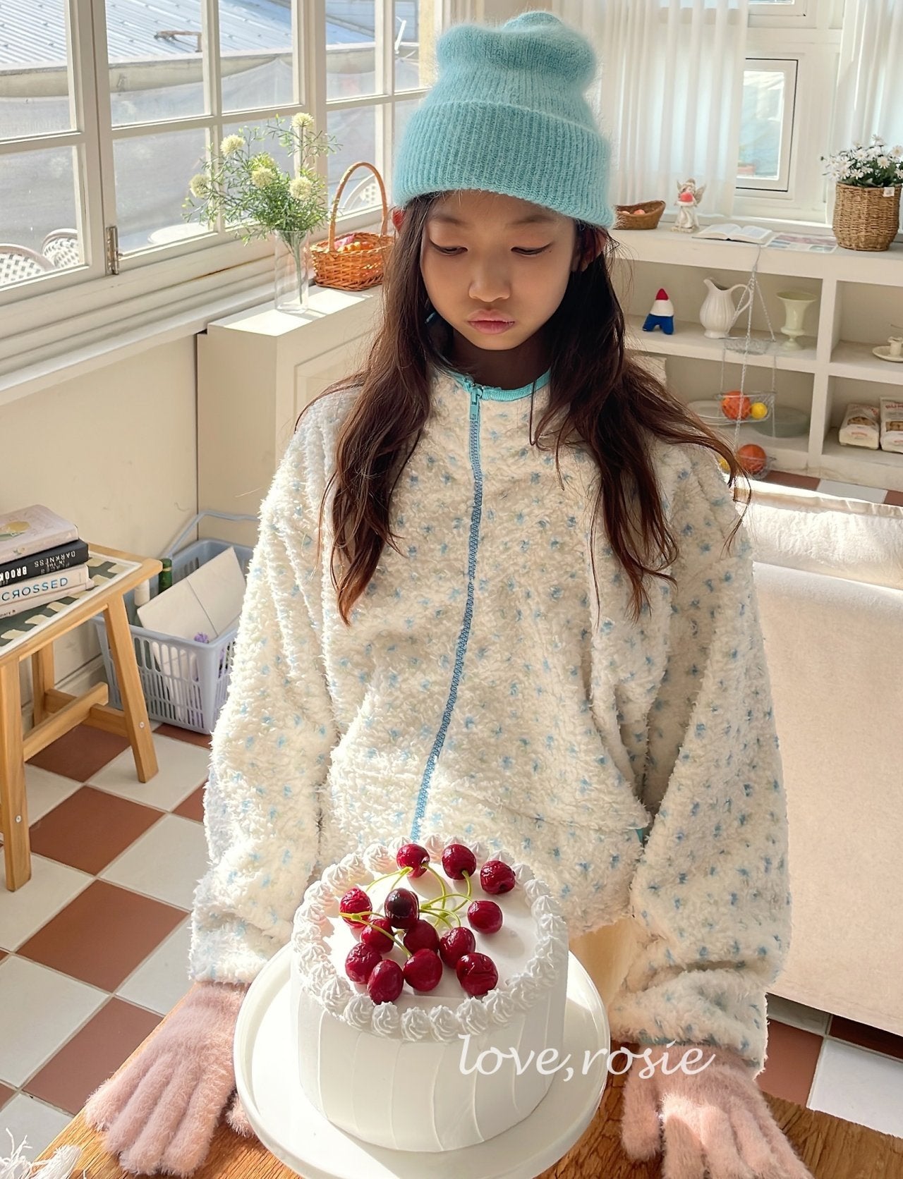 【予約】flower boa jumper  / love rosie (L-3XL,adult)
