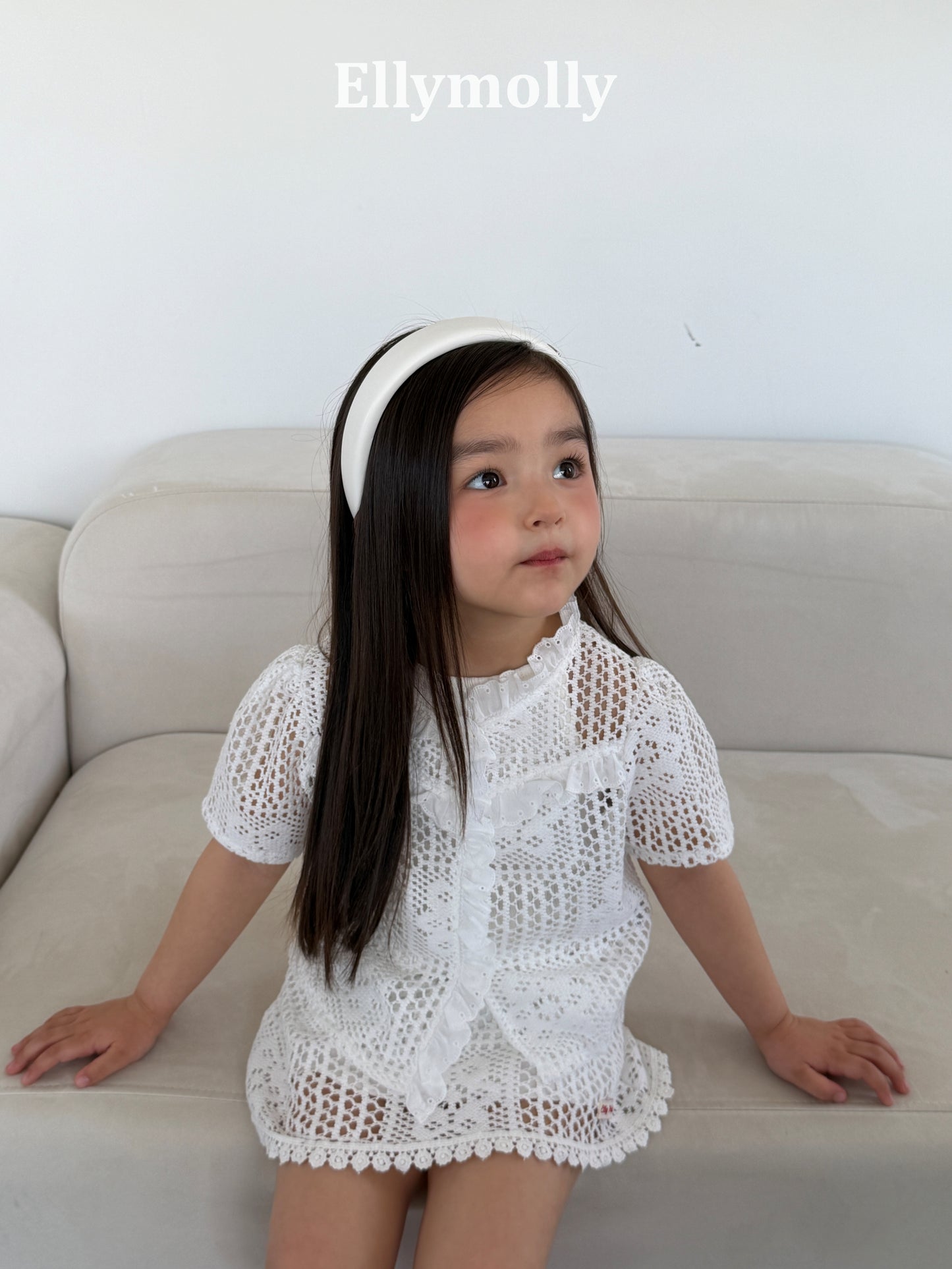 【予約】Crochet skirt / ellymolly5-15号  로지크로쉐
