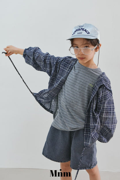 【予約】check hood shirt / minimal