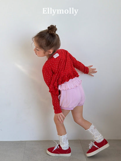 【予約】days frill cardigan / ellymolly5-15号 데이즈 프릴
