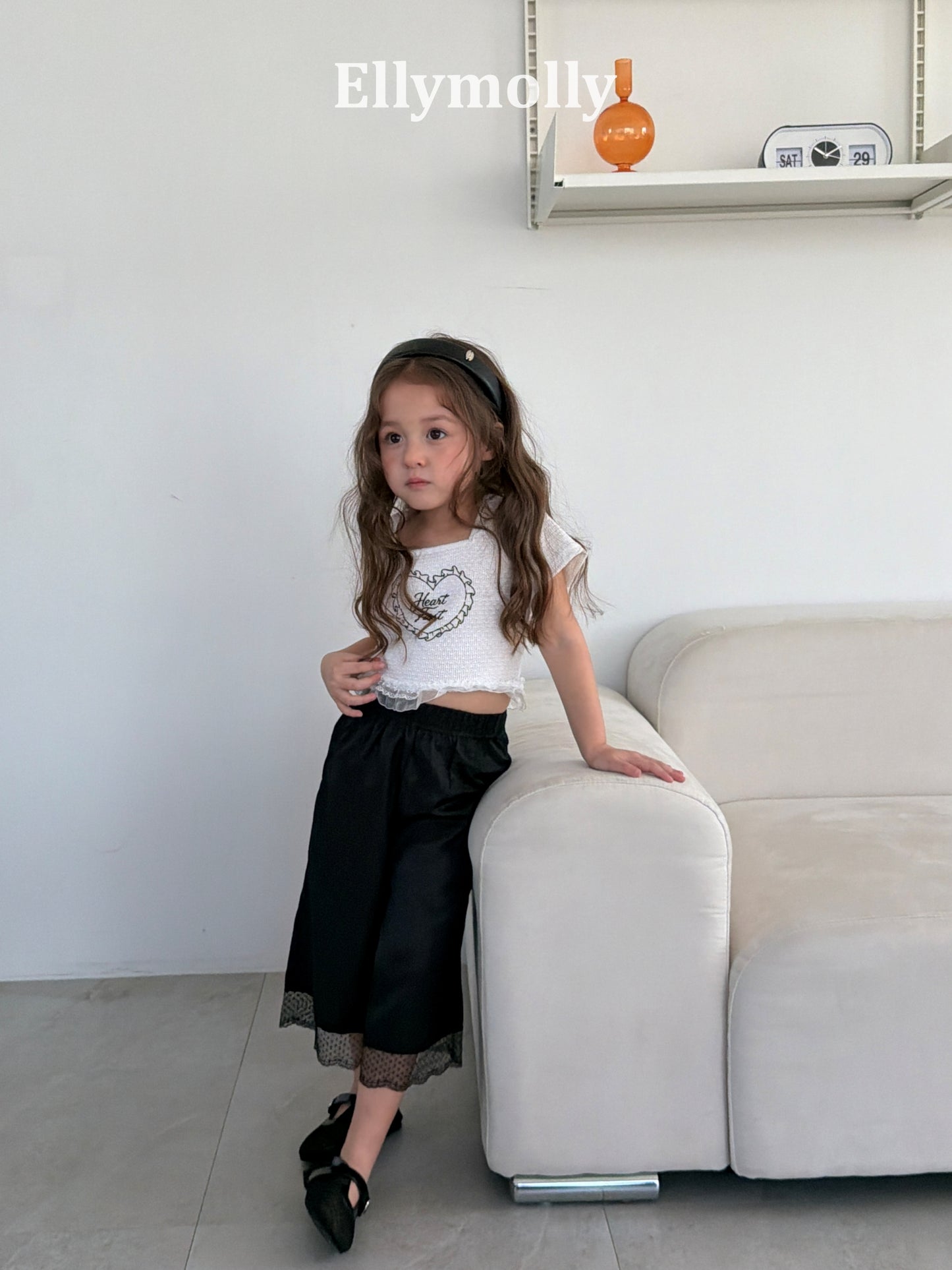 【予約】Swing lace pants / ellymolly5-15号스윙레이스