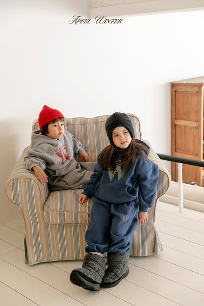 【予約】W hoodie  /  apfel (S-JL)