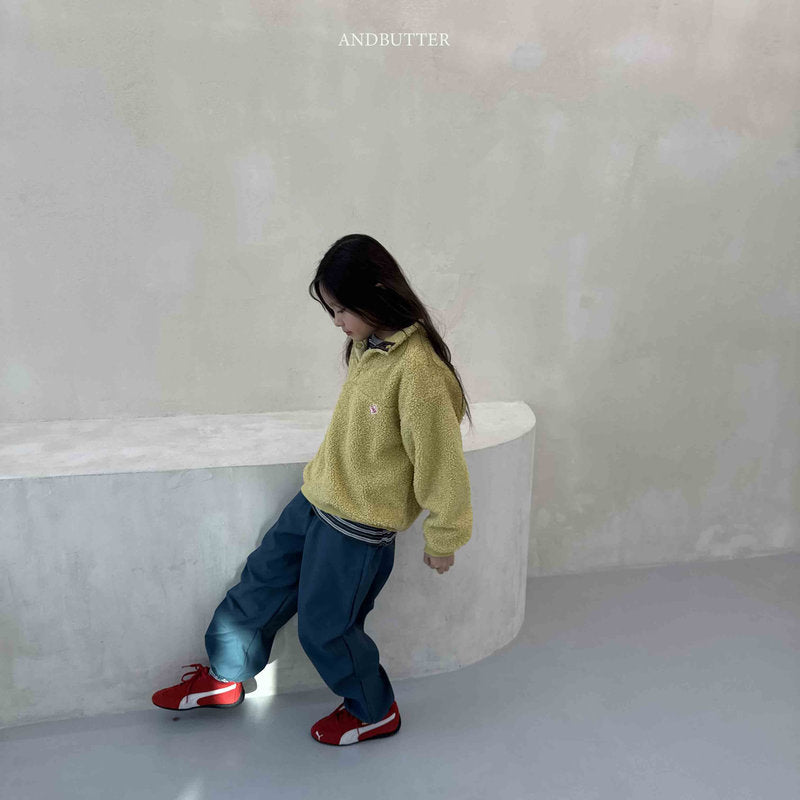 【予約】Anorak Bonding Pants  /  andbutter (S-JM)