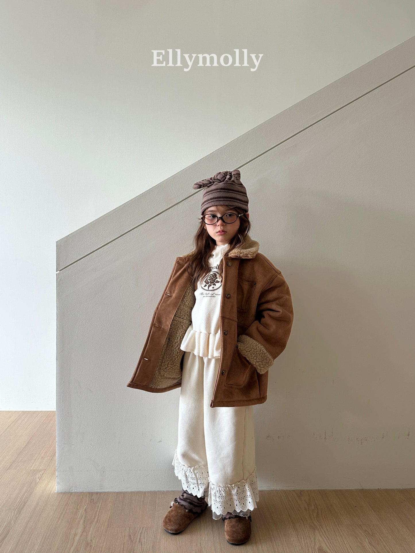 【予約】rose frill hood T / ellymolly (5-15号)