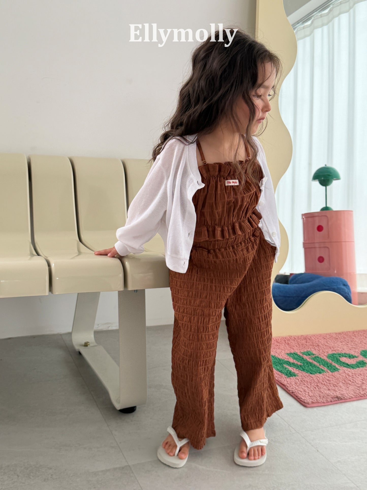 【予約】popcorn wide pants / ellymolly5-15号마