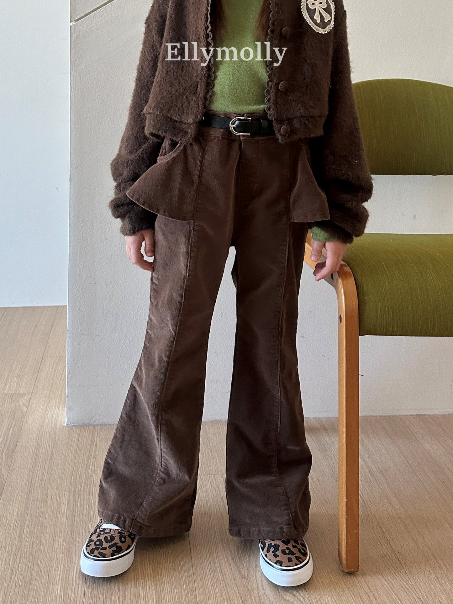 【予約】Selley peach frill boots cut / ellymolly (5-15号)