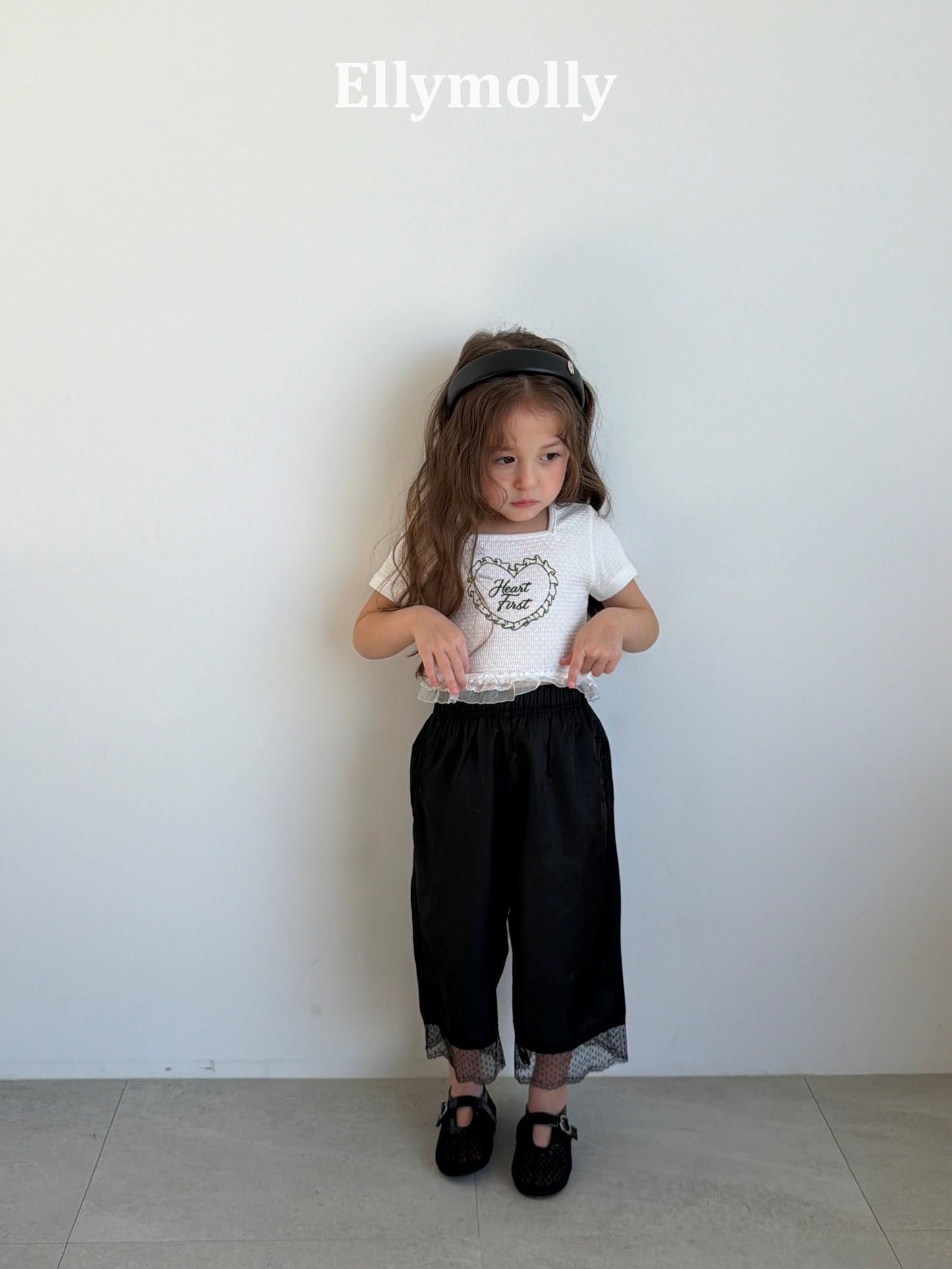 【予約】Swing lace pants / ellymolly5-15号스윙레이스