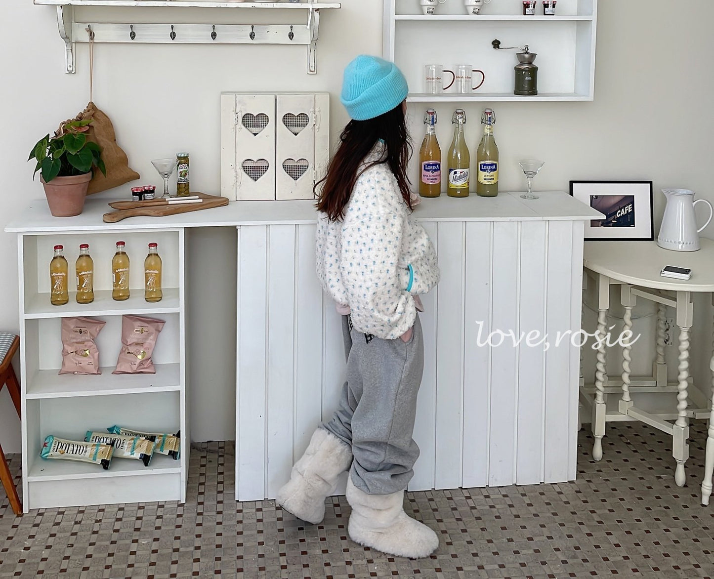 【予約】flower boa jumper  / love rosie (L-3XL,adult)