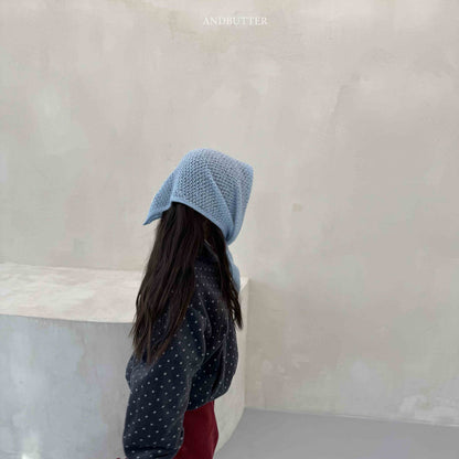 【予約】Dot Half-Zip  /  andbutter (S-JM)