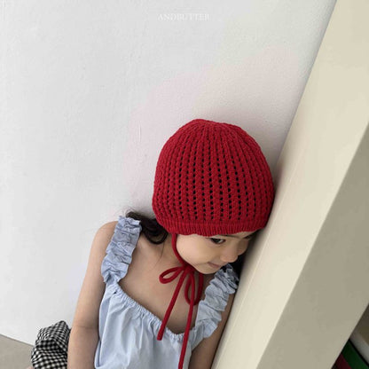 【予約】Croche Color beanie  / andbutter