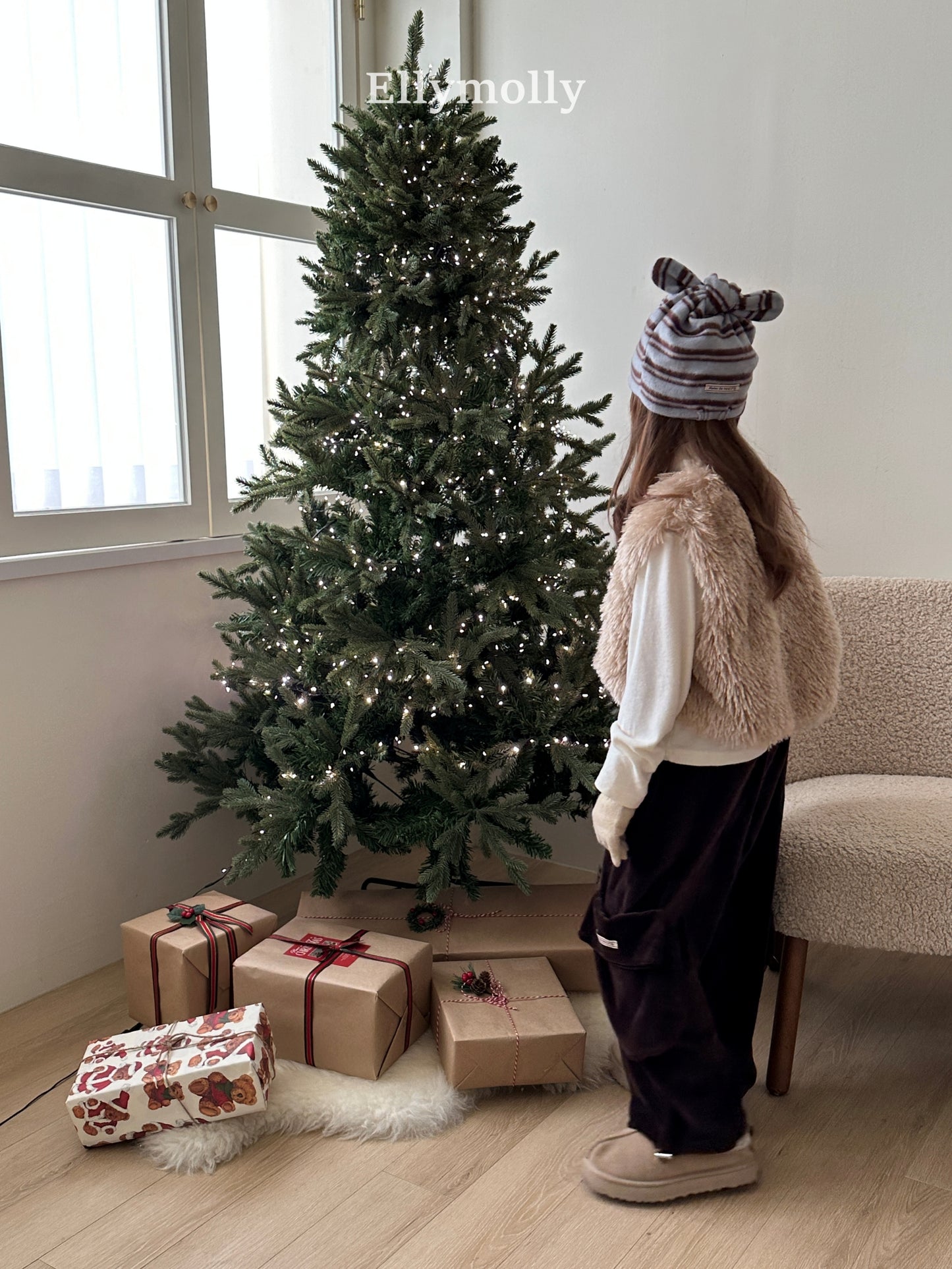 【予約】fluffy vest  / ellymolly (5-11号)