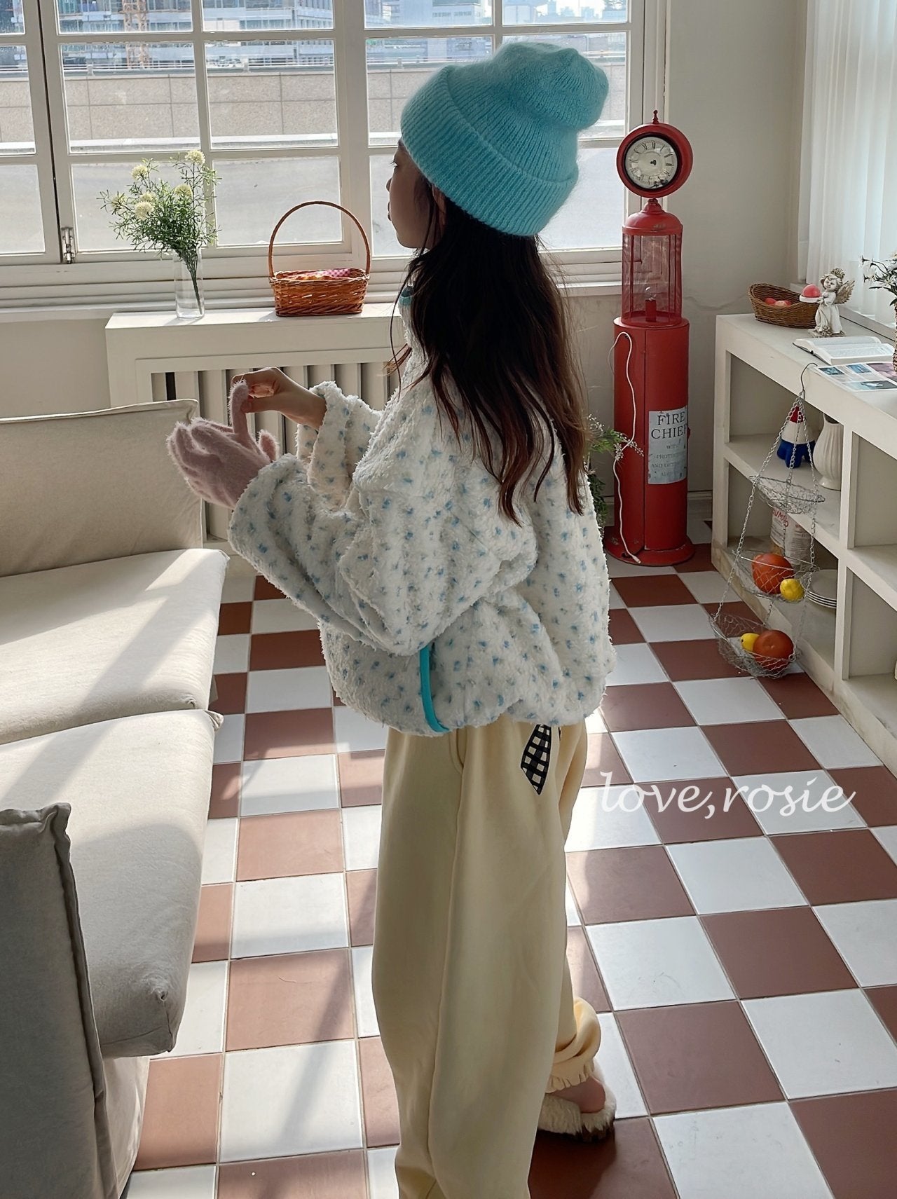 【予約】flower boa jumper  / love rosie (L-3XL,adult)