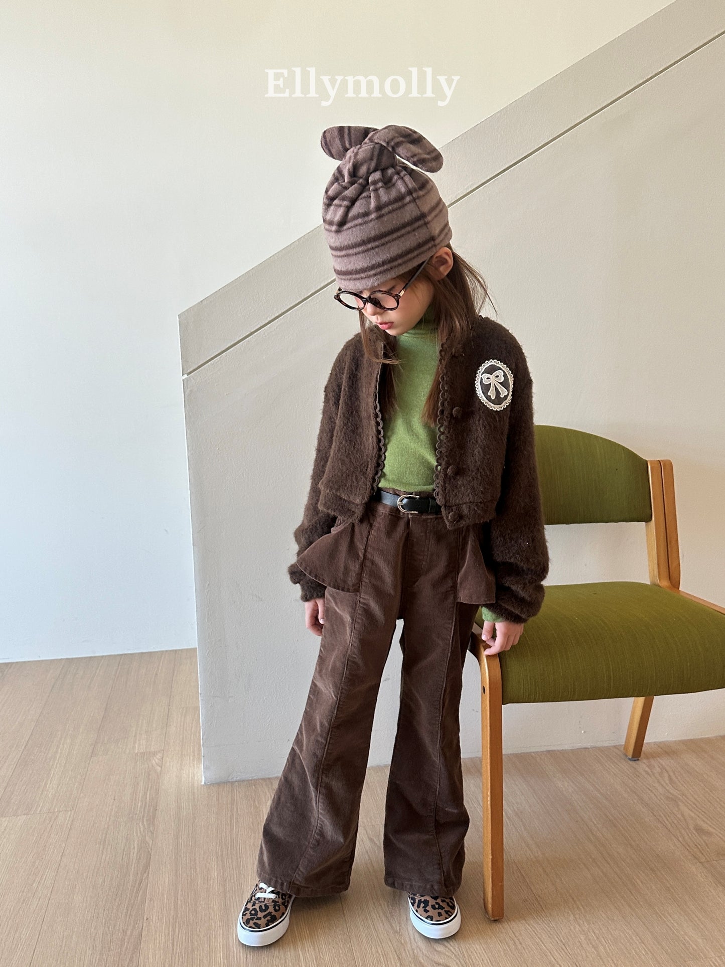 【予約】Selley peach frill boots cut / ellymolly (5-15号)