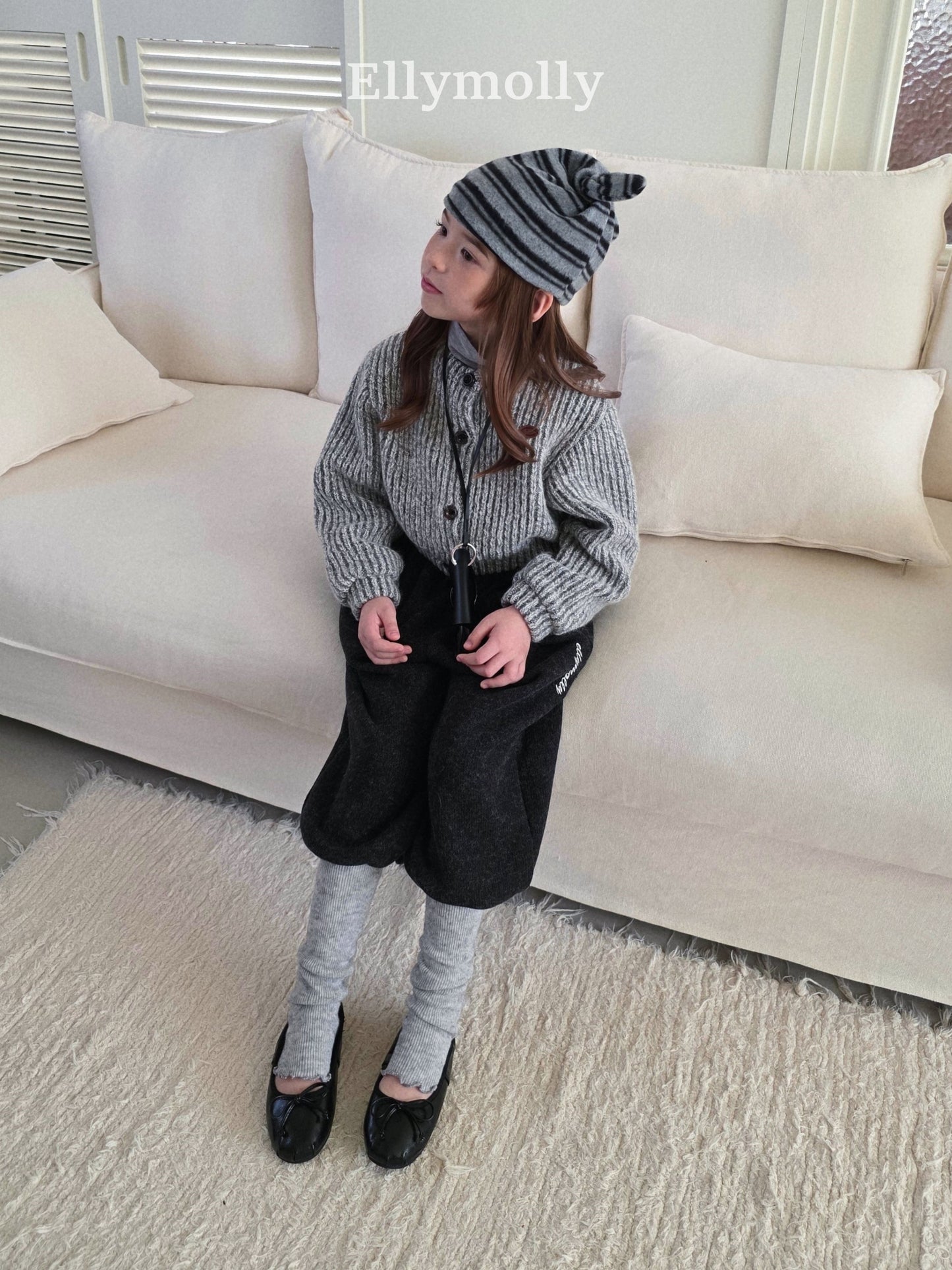 【予約】point warmer pants / ellymolly (5-19号)