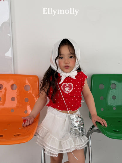 【予約】dot mimi shirring T / ellymolly5-15号
