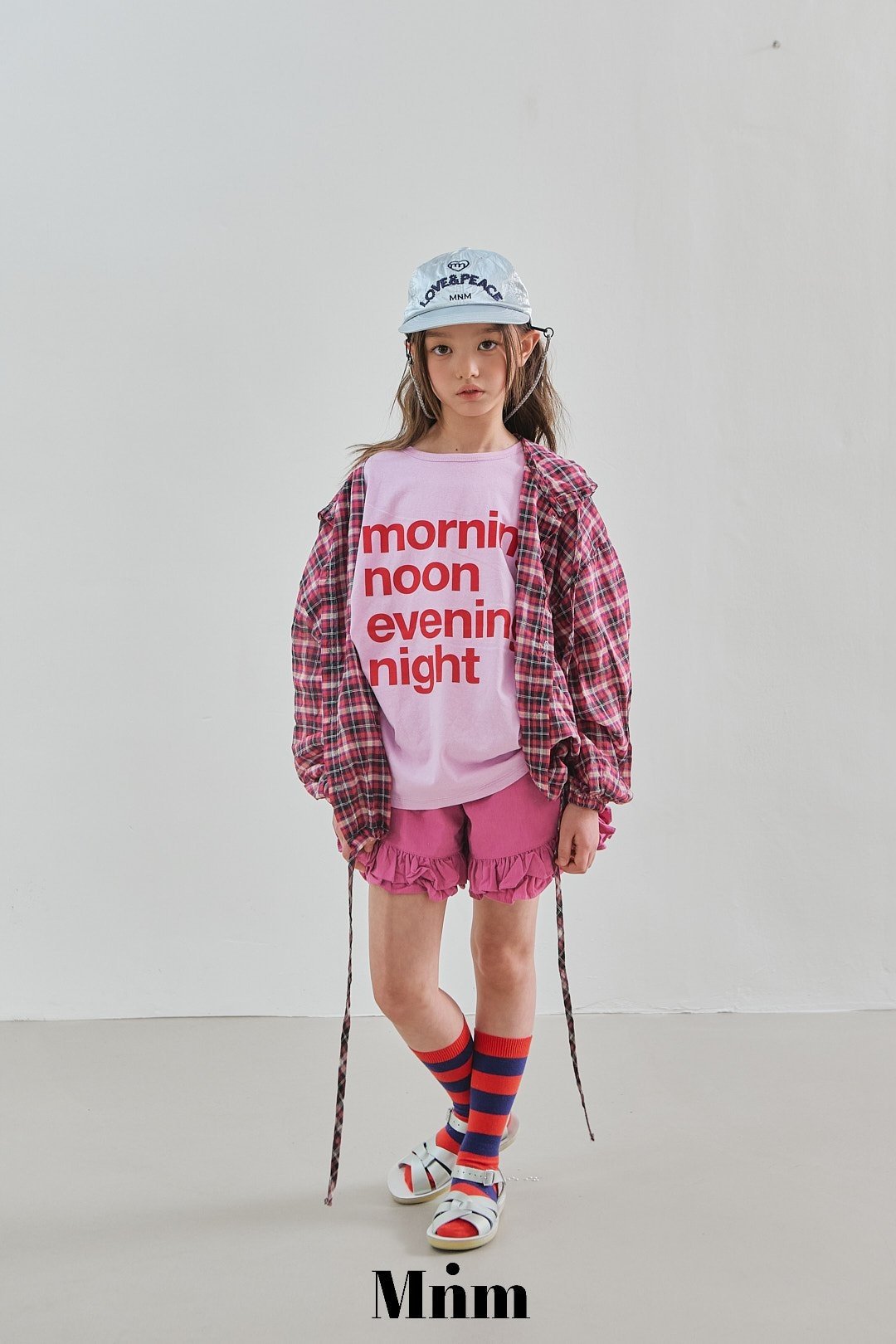 【予約】check hood shirt / minimal