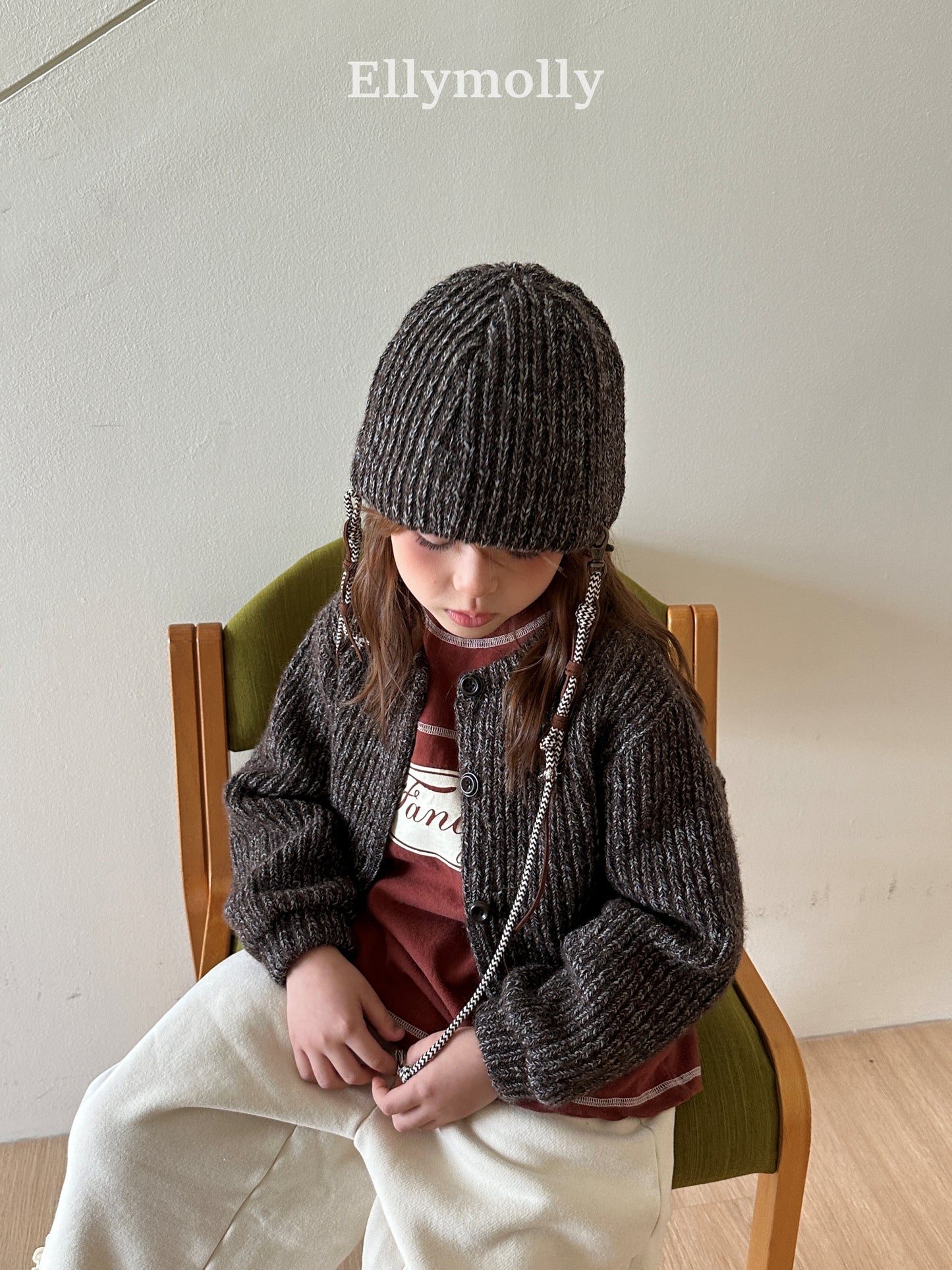 【予約】muffin wool cardigan / ellymolly (5-19号)