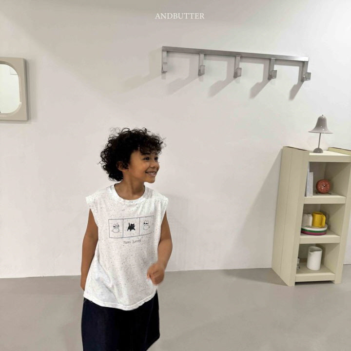 【予約】 Summer happy sleeveless / andbutter(S-JM)