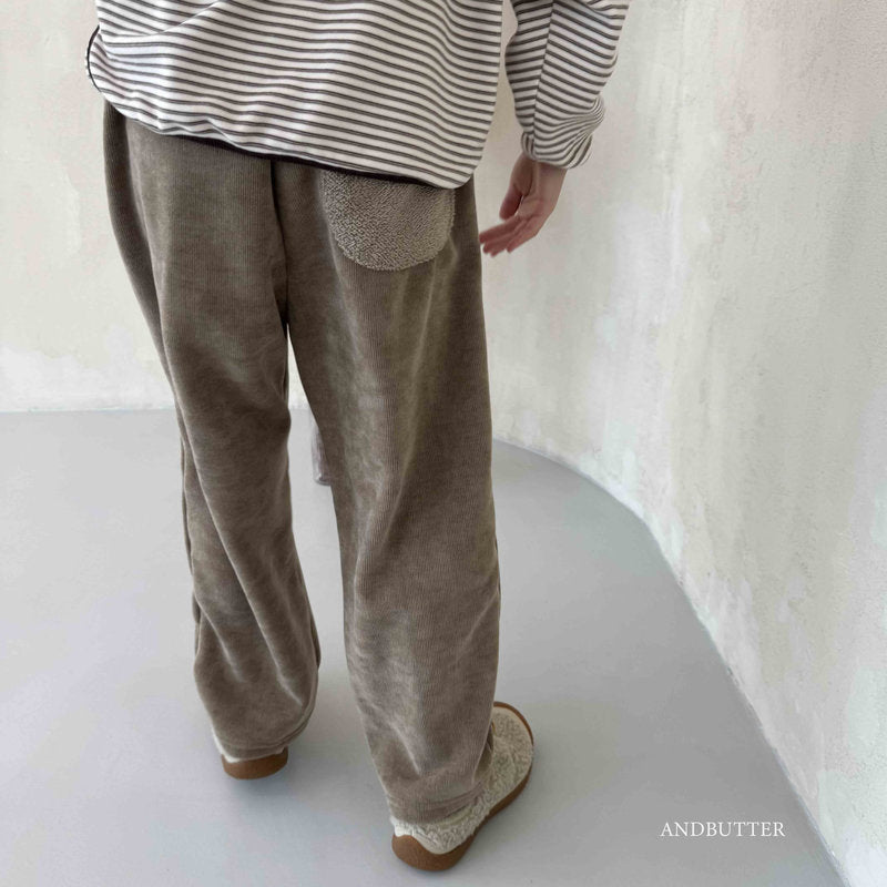 【予約】Soft Wide Pants  /  andbutter (S-JM)