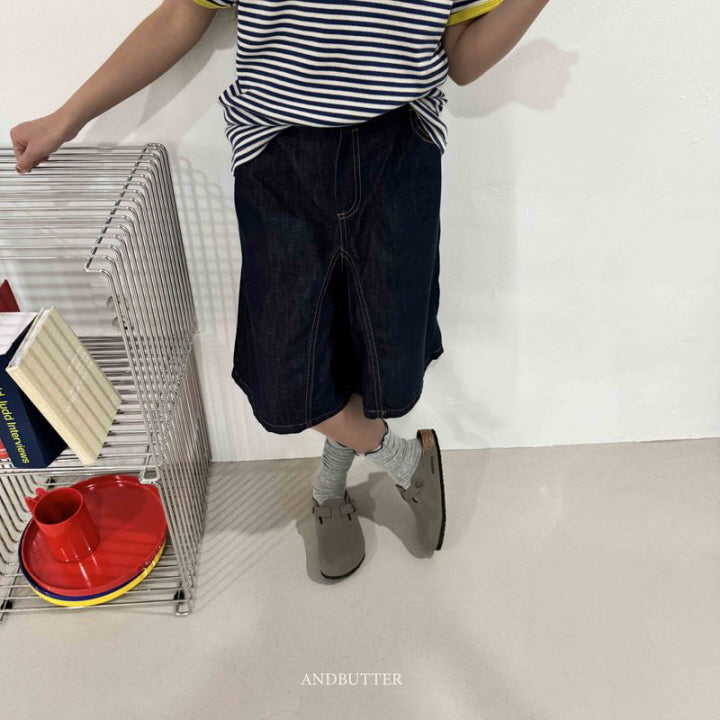 【予約】Non-faded Bermuda Pants / andbutter(S-JM)