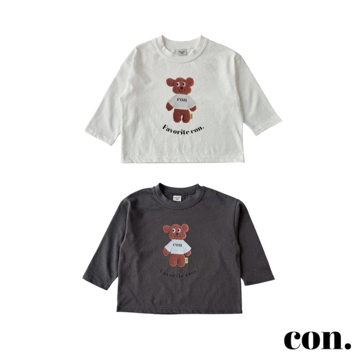 【予約】ベアTシャツ / con. (XXS-M)