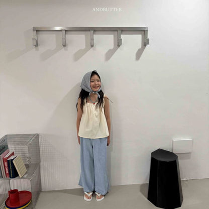 【予約】Shirring sleeveless  / andbutter(S-JM)
